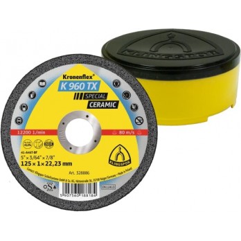 Abrazyvinis metalo pjovimo diskas KLINGSPOR K 960 TX Special, 125x1,0x22,23mm