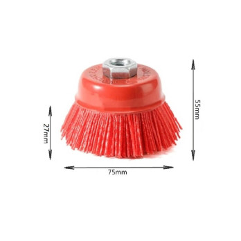 Nailoninis šveitimo šepetys Orientcraft, 75 mm, M14, kūginis