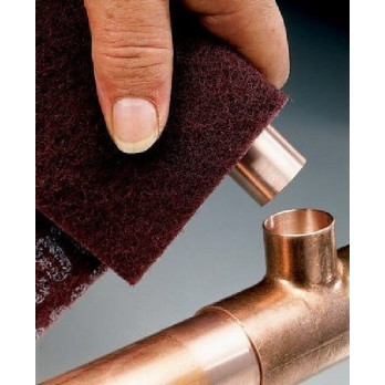 Neaustinės medžiagos poliravimo lapas KLINGSPOR NPA 400, 152x229 mm, Medium