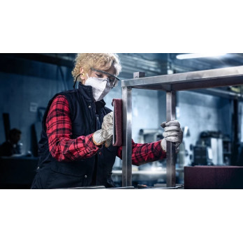 Neaustinės medžiagos poliravimo lapas KLINGSPOR NPA 400, 152x229 mm, Medium