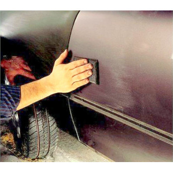 Neaustinės medžiagos poliravimo lapas KLINGSPOR NPA 400, 152x229 mm, Medium